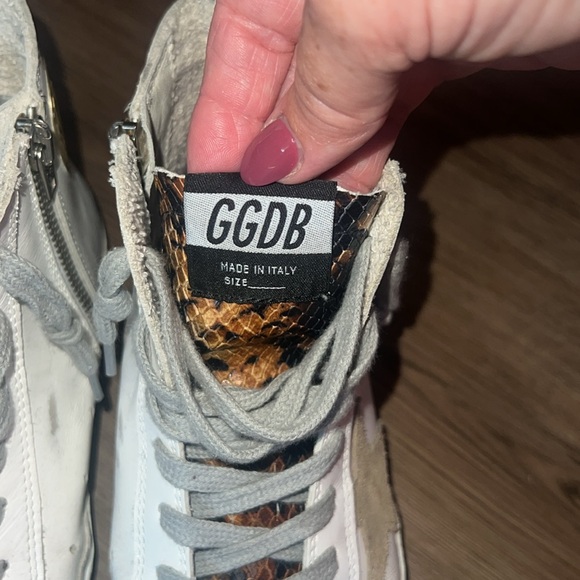 Golden Goose Francy private Edition Mixed Leather High-Top Sneakers- #243 - Picture 12 of 12